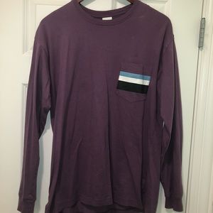 PINK VS Purple Long Sleeve Tee Size S